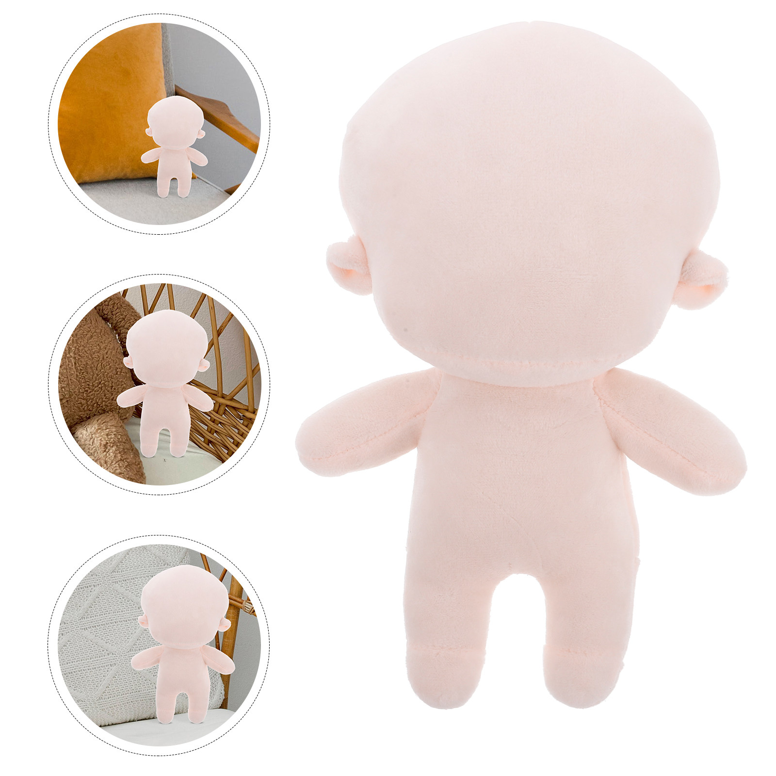 Sewing In Textile - Cotton Blank Body Soft Stuffed Cloth
