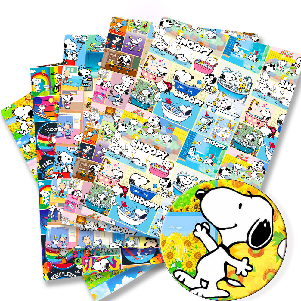 Sewing In Textile - TAKARA TOMY Snoopy fabric140x50CM Cartoon printed