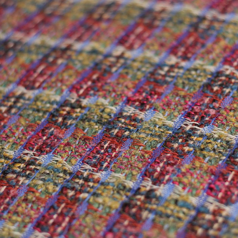 Red/Green Lattice Wool Yarn-Dy - Sewing Tweed recension och pris