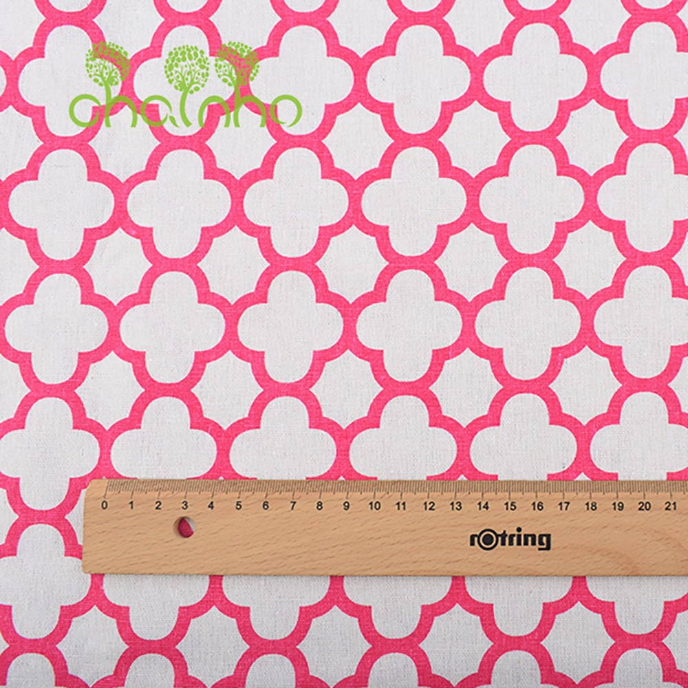 Chainho,Printed Cotton Linen F - Sewing Geotextile Fabric recension och pris