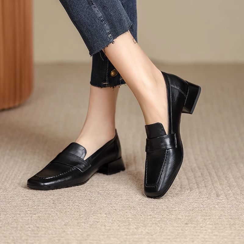 Women's Soft Leather Loafers 2 - Sewing Latex recension och pris