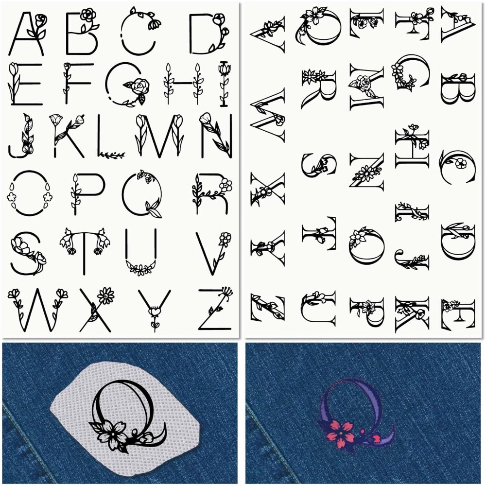 Letter A-Z Water Soluble Embro - Sewing Kit recension och pris