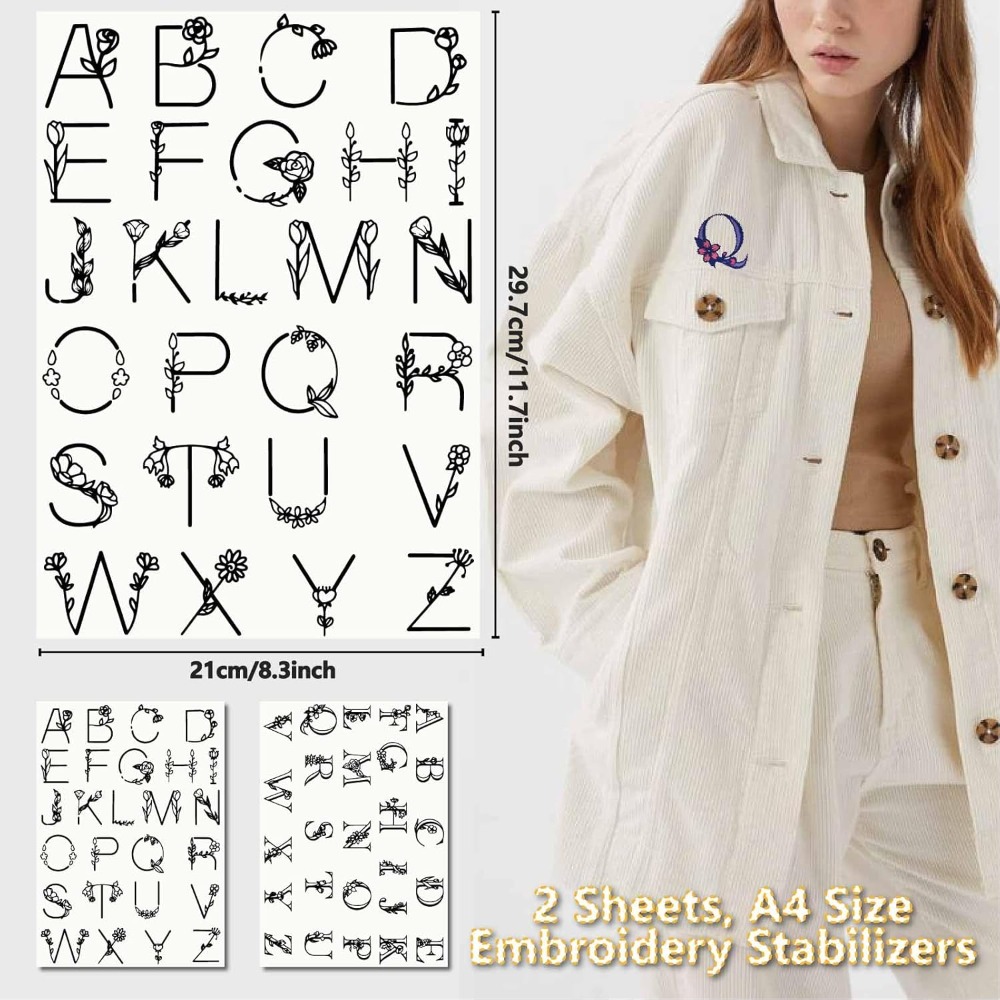 Letter A-Z Water Soluble Embro - Sewing Kit recension och pris