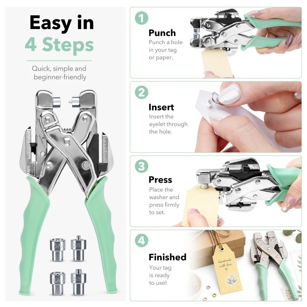 Grommet Tool Kit Handheld Hole - Sewing Kit recension och pris