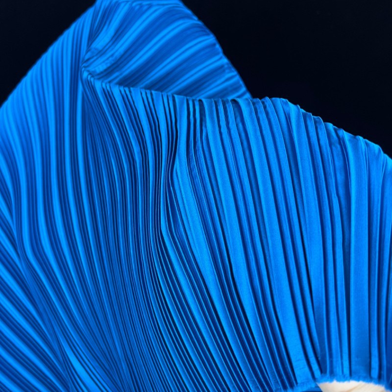 Stretch Imitation Silk Pleated - Sewing Fabric recension och pris