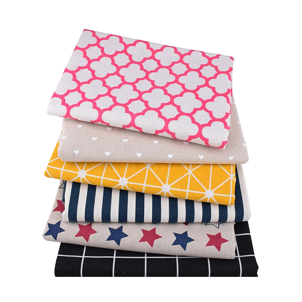 Chainho,Printed Cotton Linen F - Sewing Geotextile Fabric recension och pris
