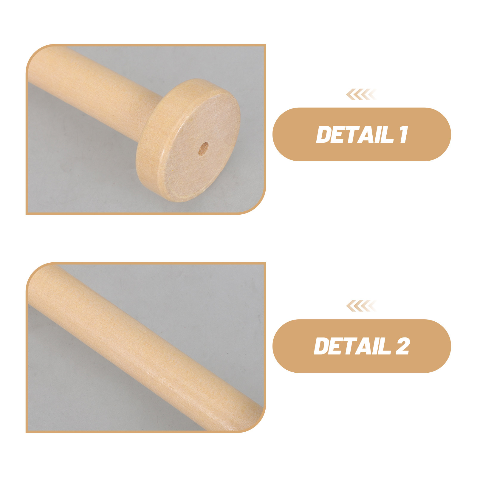 5Pcs Wooden Spools Natural Vin - Sewing In Textile recension och pris