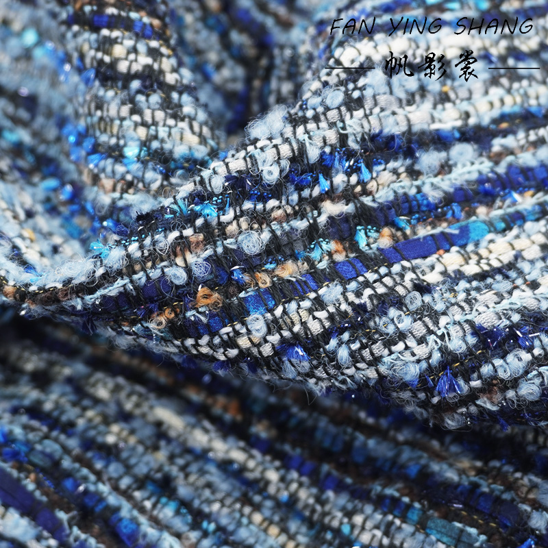 2025 Blue Series Bright Chiffo - Sewing Tweed Fabric recension och pris