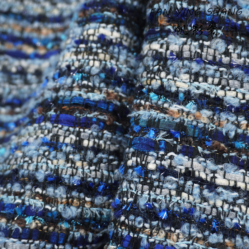 2025 Blue Series Bright Chiffo - Sewing Tweed Fabric recension och pris