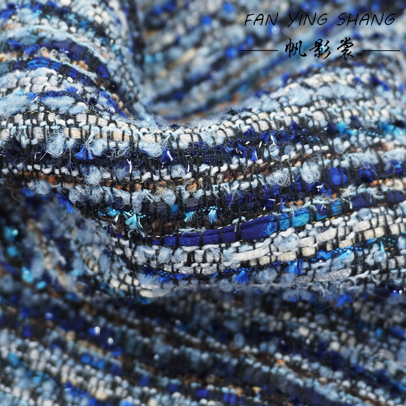 2025 Blue Series Bright Chiffo - Sewing Tweed Fabric recension och pris