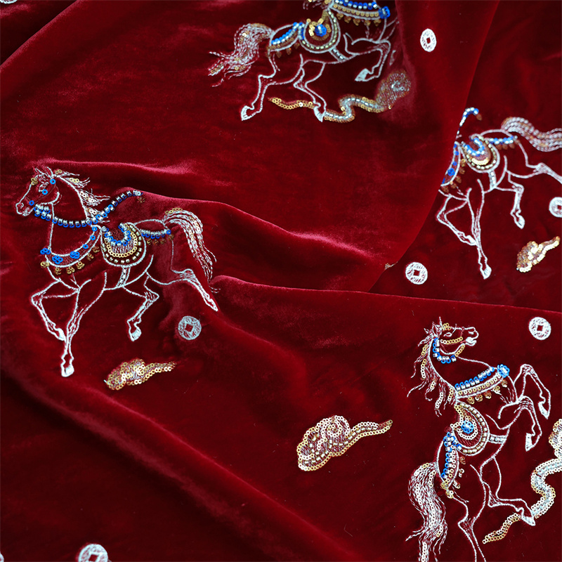 Autumn/Winter Thick Silk Velve - Sewing Velvet Fabric recension och pris