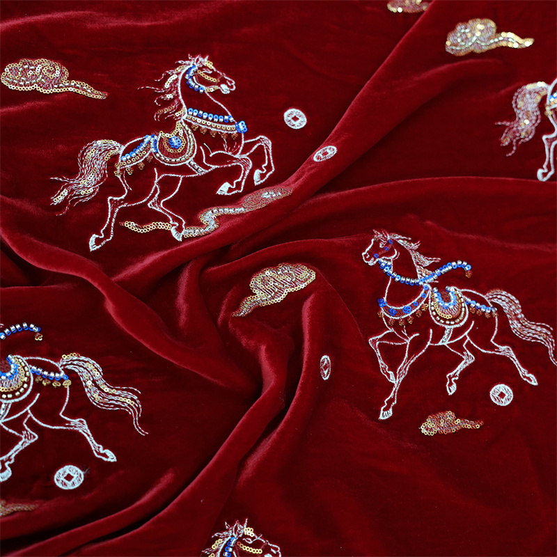 Autumn/Winter Thick Silk Velve - Sewing Velvet Fabric recension och pris