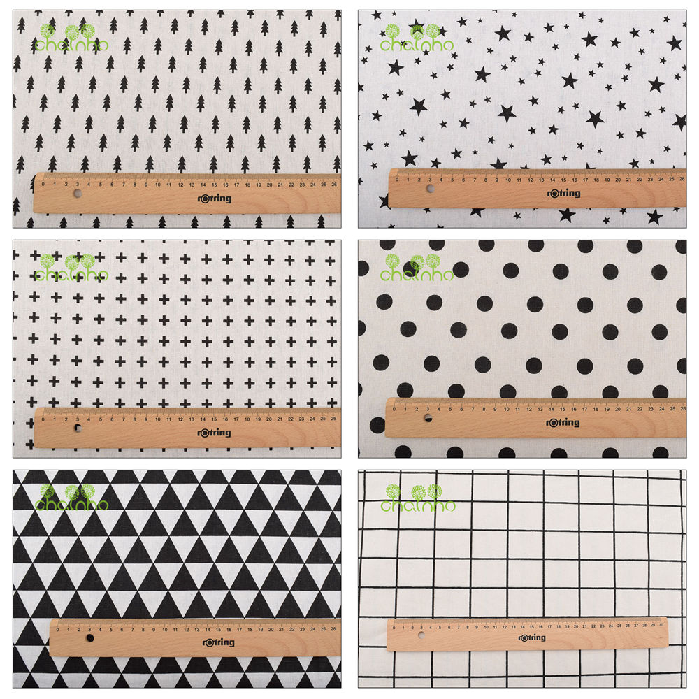 Chainho,Printed Cotton Linen F - Sewing Geotextile Fabric recension och pris