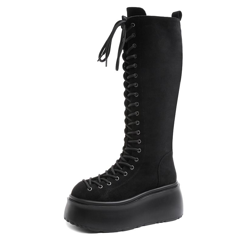 8CM Fashion Wedge-heeled Tasse - Sewing Latex recension och pris