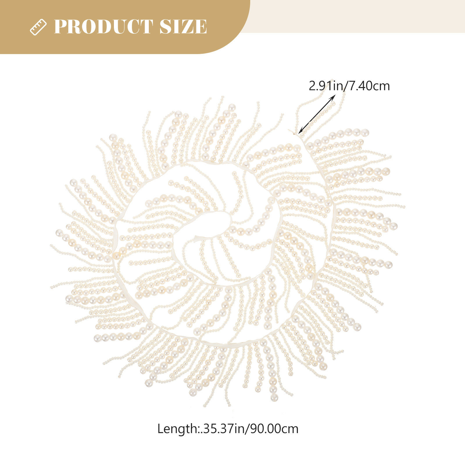 Clothing Pearl Trim Delicate P - Sewing In Textile recension och pris
