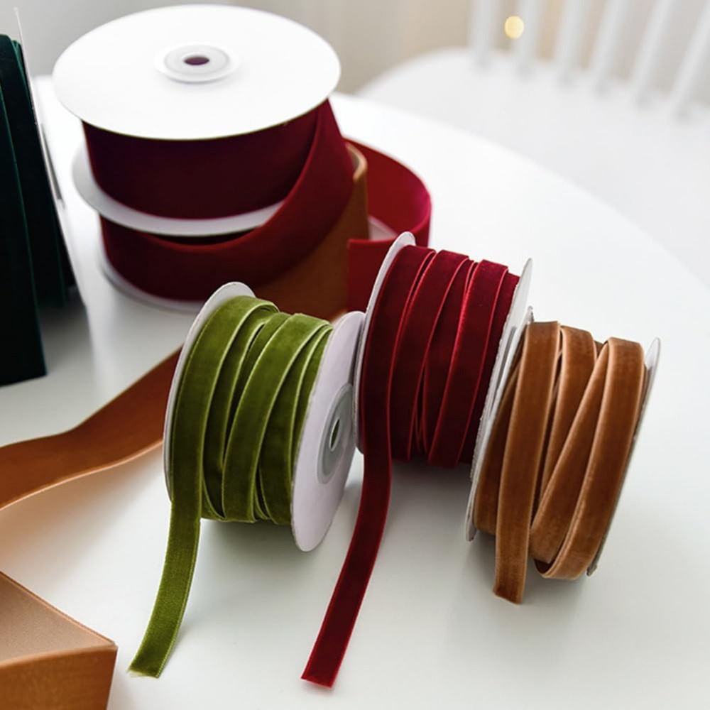 2 Rolls 21.88 Yards 3/8 Inch G - Sewing Velvet Fabric recension och pris