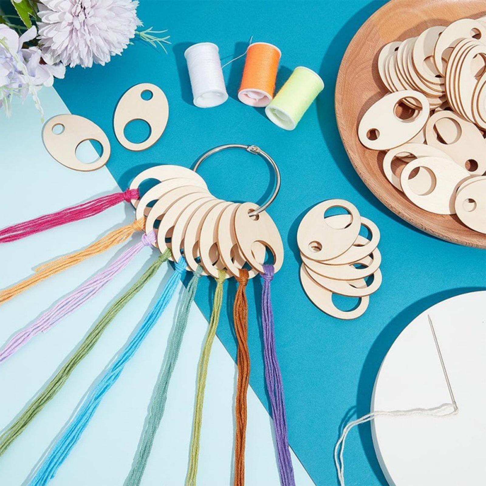 Wood Floss Drops Winding Board - Embroidery Floss Thread recension och pris