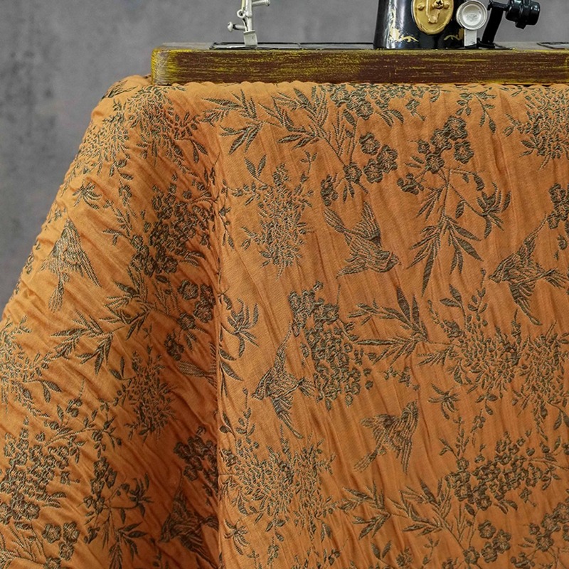 Plum Bamboo Magpie Pattern Rel - Sewing Fabric recension och pris