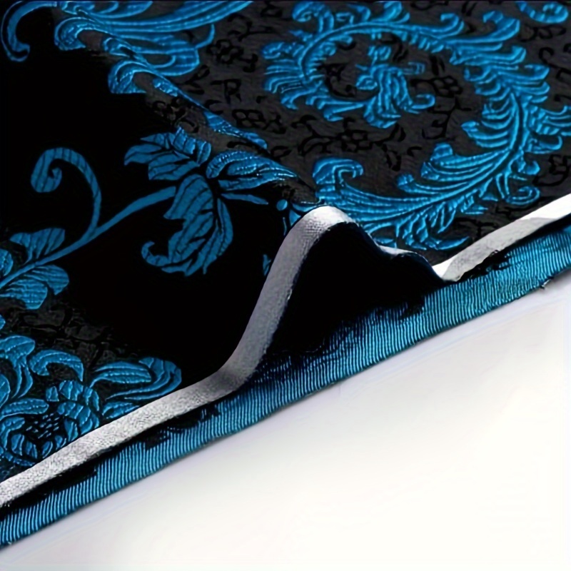 3D Blue Phoenix Tail Brocade F - Sewing Fabric recension och pris
