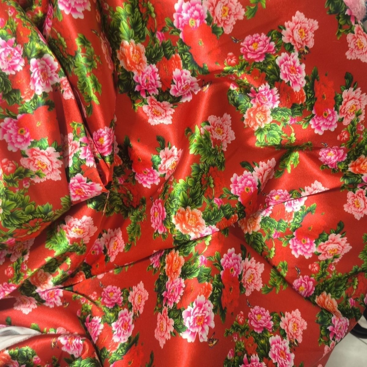 Satin Fabric Cloth without Ove - Sewing In Textile recension och pris