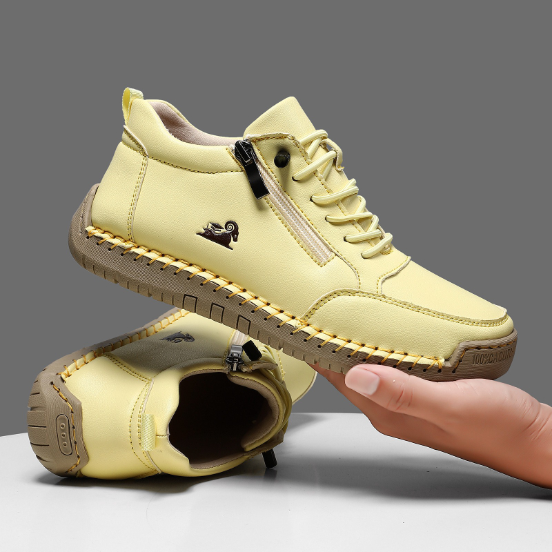 Women's Sneakers Handmade Leat - Sewing Latex recension och pris