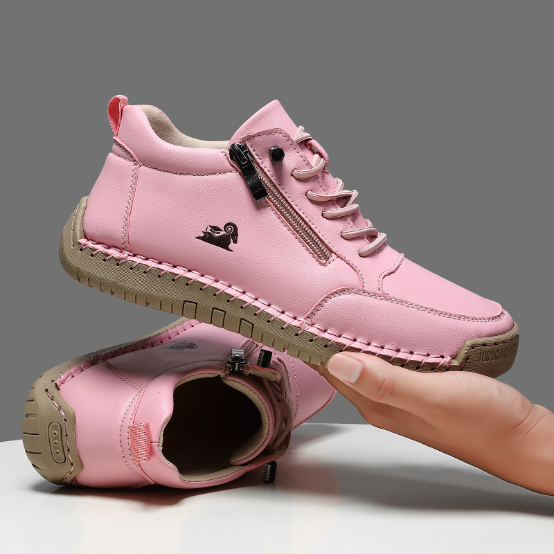 Women's Sneakers Handmade Leat - Sewing Latex recension och pris