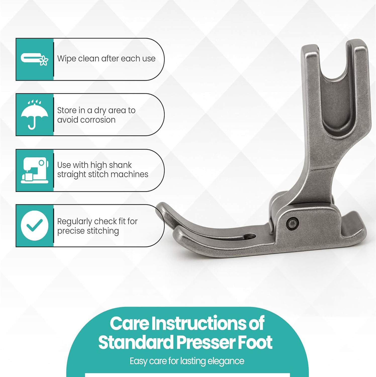 P351 Standard Presser Foot for - Sewing Factory recension och pris